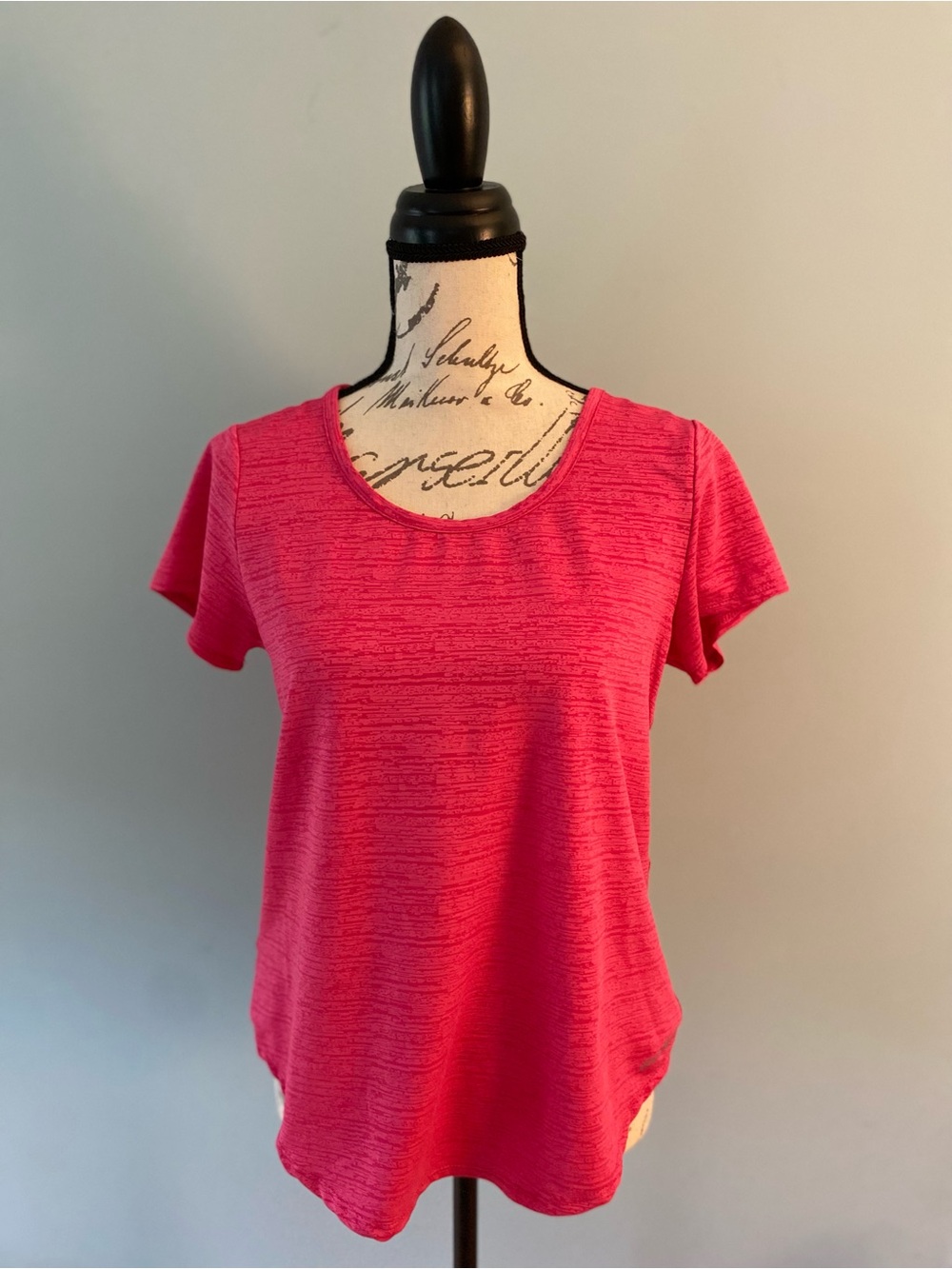 Women's Eddie Bauer Pink Short Sleeve Crewneck Top Size Medium